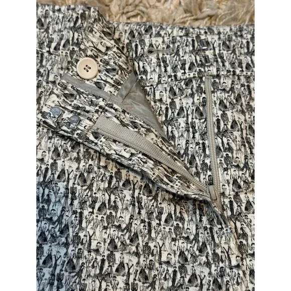 Akris 100 Years Anniversary Edition Pants Size 6 Fashion Print Cotton Swiss Made - Picture 8 of 11